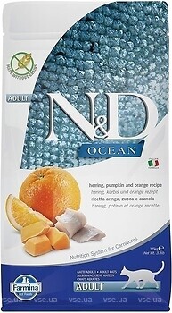 Фото Farmina N&D Ocean Herring & Orange 5 кг