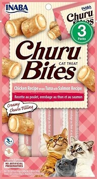 Фото Inaba Churu Bites Tuna with Salmon Recipe 30 г