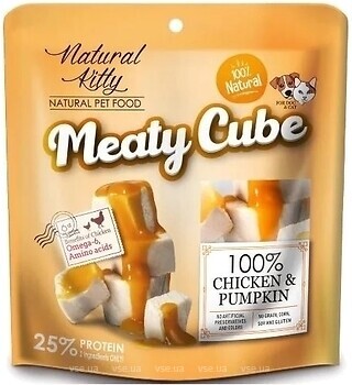 Фото Natural Kitty Meaty Cube Chicken & Pumpkin 60 г