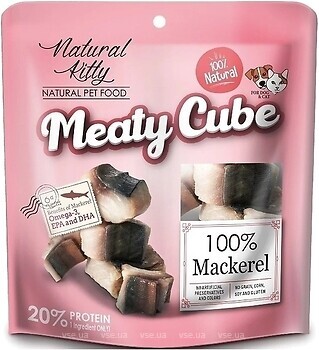 Фото Natural Kitty Meaty Cube Mackerel 60 г