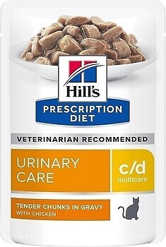 Фото Hill's Prescription Diet Feline c/d Urinary Multicare Chicken 85 г