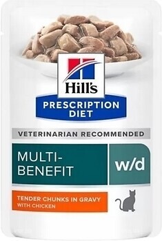 Фото Hill's Prescription Diet Feline w/d Multi-Benefit 85 г