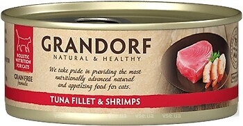 Фото Grandorf Tuna Fillet & Shrimps 70 г