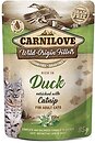 Фото Carnilove Cat Pouch Duck with Catnip 85 г