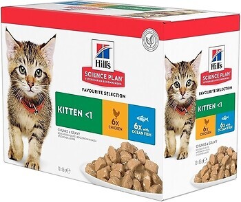 Фото Hill's Science Plan Kitten with Chicken & Ocean Fish 12x85 г