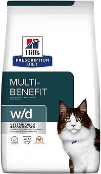 Фото Hill's Prescription Diet Feline w/d Multi-Benefit 3 кг