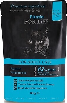 Фото Fitmin For Life Adult Duck 85 г