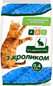 Фото Чиста Вигода Сухой корм с кроликом 400 г (2579878)