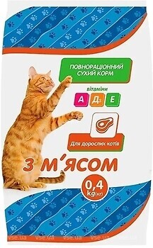 Фото Чиста Вигода Сухой корм с мясом 400 г (2579879)