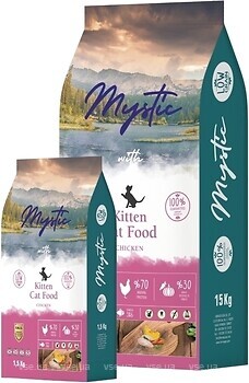 Фото Mystic Kitten Food With Chicken 500 г