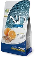 Фото Farmina N&D Grain Free Ocean Herring & Orange Neutered 5 кг