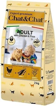 Фото Gheda Chat&Chat Expert Adult with Chicken and Peas 2 кг (GDA00772)