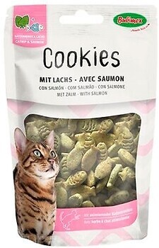 Фото Bubimex Cookies Salmon Catnip 50 г