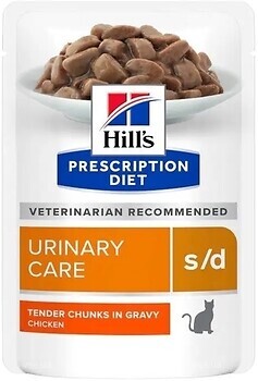 Фото Hill's Prescription Diet s/d Urinary Care Tender Chunks in Gravy Chicken 85 г