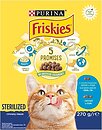 Фото Friskies Сухой корм Sterilized Cats с лососем, тунцом и овощами 270 г