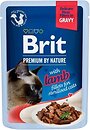 Фото Brit Premium Cat Pouch Sterilised Lamb Fillets in Gravy 85 г