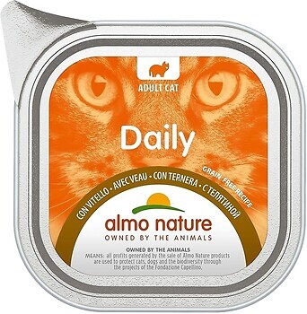 Фото Almo Nature Daily Cat Adult Veal 100 г