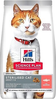 Фото Hill's Science Plan Feline Young Adult Sterilised Salmon 10 кг