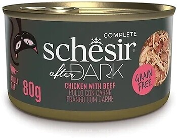 Фото Schesir After Dark Chicken With Beef Can 80 г