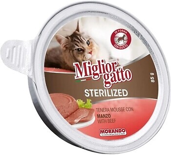 Фото Morando Migliorgatto Sterilized Beef 85 г