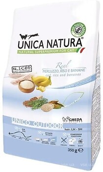 Фото Gheda Unica Natura Outdoor with Cod, Rice and Bananas 350 г