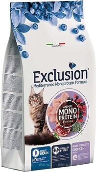 Фото Exclusion Noble Grain Cat Giant Sterilized Chicken 300 г