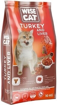 Фото Wise Cat Turkey and Liver 10 кг