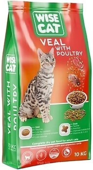 Фото Wise Cat Veal with Poultry 10 кг