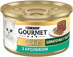 Фото Gourmet Gold Кусочки в паштете с кроликом 85 г