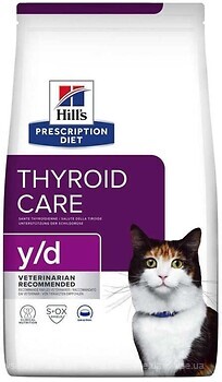Фото Hill's Prescription Diet Feline y/d Thyroid Care 3 кг