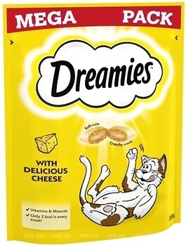 Фото Dreamies Лакомства для кошек с сыром 180 г