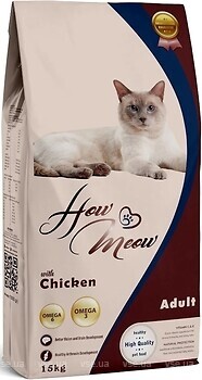 Фото How Meow Premium Adult Cat Chicken 15 кг