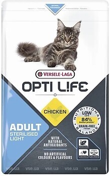 Фото Versele-Laga Opti Life Adult Sterilised Light Chicken 1 кг