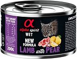 Фото Alpha Spirit Adult Lamb with Pear 6x200 г