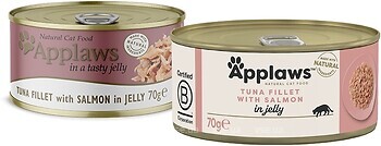 Фото Applaws Adult Cat Tuna Fillet with Salmon in Jelly 70 г