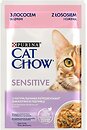 Фото Cat Chow Sensitive с лососем и цуккини 85 г