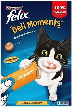 Фото Felix Deli Moments с курицей 4x10 г