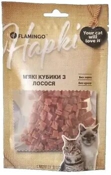 Фото Flamingo Мягкие кубики из лосося 50 г