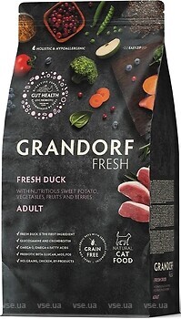 Фото Grandorf Fresh Cat Duck and Sweet Potato 400 г