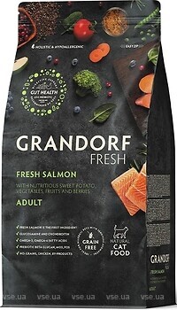 Фото Grandorf Fresh Cat Salmon and Sweet Potato 400 г