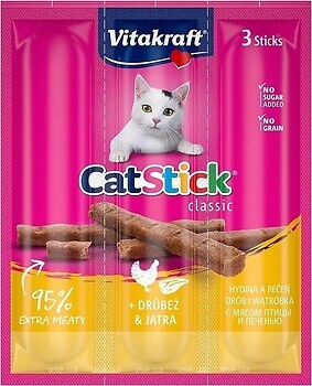 Фото Vitakraft Cat Stick Poultry & Liver 3x6 г (10869)