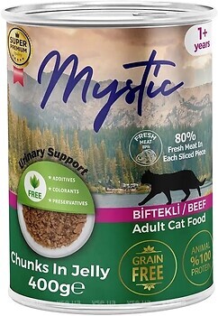 Фото Mystic Кусочки говядины в желе 400 г