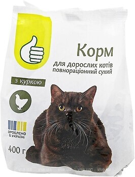 Фото Pouce Сухой корм с курицей 400 г