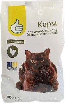 Фото Pouce Сухой корм с курицей 800 г