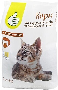 Фото Pouce Сухой корм с говядиной 2 кг