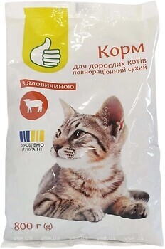 Фото Pouce Сухой корм с говядиной 800 г