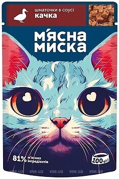 Фото М'ясна Миска Утка 100 г