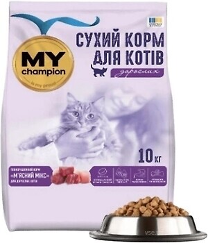 Фото My Champion Сухой корм Мясной микс 10 кг
