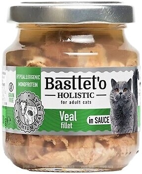 Фото Basttet'o Holistic телятина в соусе 130 г