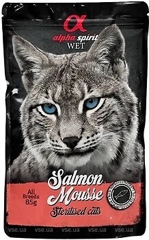 Фото Alpha Spirit Salmon Mousse Sterilised 85 г